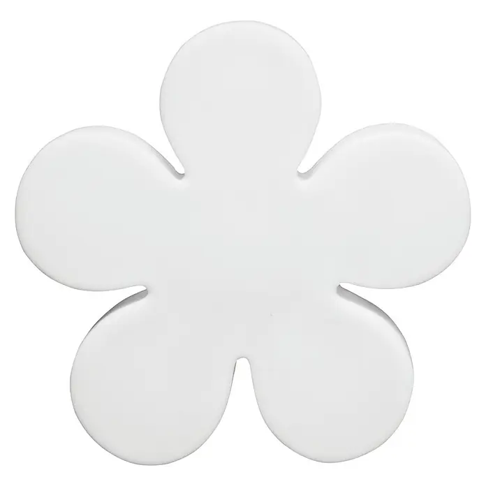 8 Seasons Design Shining Dekoleuchte Flower - 9 W, Weiß, Durchmesser: 60 cm - Weiße Blume mit fünf Blütenblättern, ideal zur Dekoration von Oberflächen. Elegantes Design für vielseitige Anwendungen.