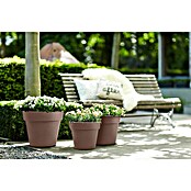 Elho Plantenbak Top Planter 40 (Ø x h: 39 x 33 cm, Taupe, Kunststof) | BAUHAUS