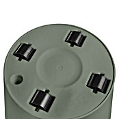 Elho Plantenbak Loft Round Wheels 40 (Ø x h: 39 x 35,3 cm, Groen, Kunststof) | BAUHAUS
