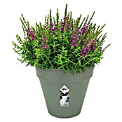 Elho Plantenpot Loft Round 20 (Kunststof, Groen) | BAUHAUS