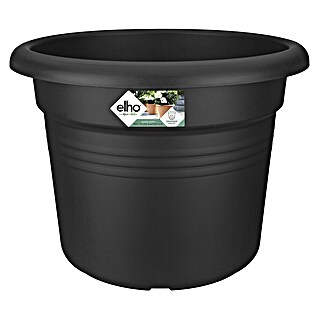 Elho Green Basics Bloempot (Ø x h: 78 x 60 cm, Zwart, Kunststof)