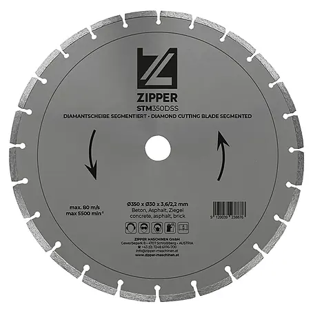 Zipper  Diamant-Trennscheibe STM350DSS