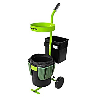Zipper Rollwagen für Gartenwerkzeuge ZI-UVGW1 (Grün, 2 Räder)