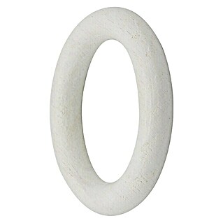 Expo Ambiente Ronde ring, pak (Wit, 10 st., Geschikt voor: Gordijnroedes Ø 28 mm)