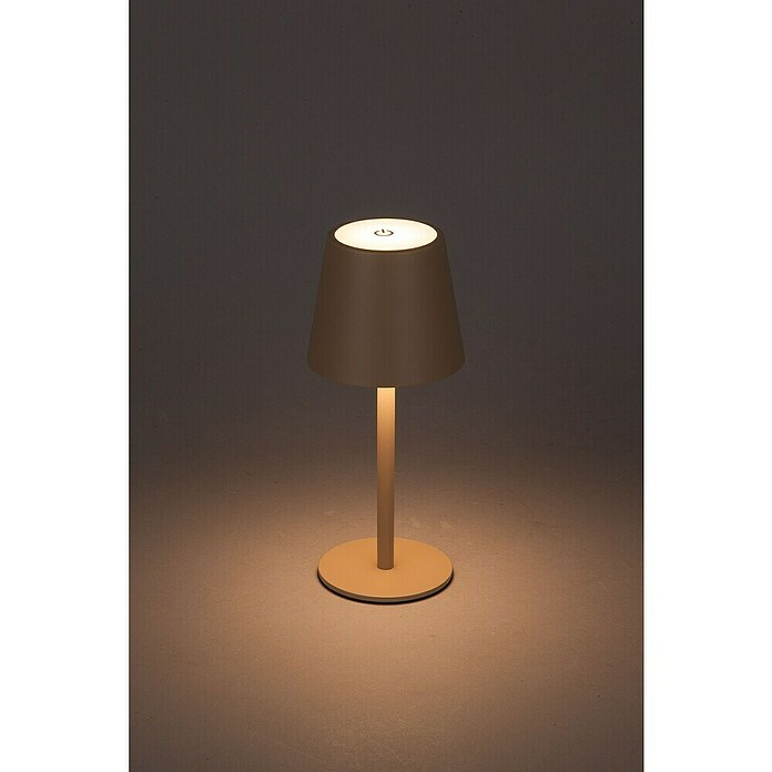 Starlux Paola Akku-Tischleuchte Paola Mini (3 Stk., 1,6 W, L x B x H: 8,6 x 8,6 x 27 cm, Warmweiß, Sand) | BAUHAUS