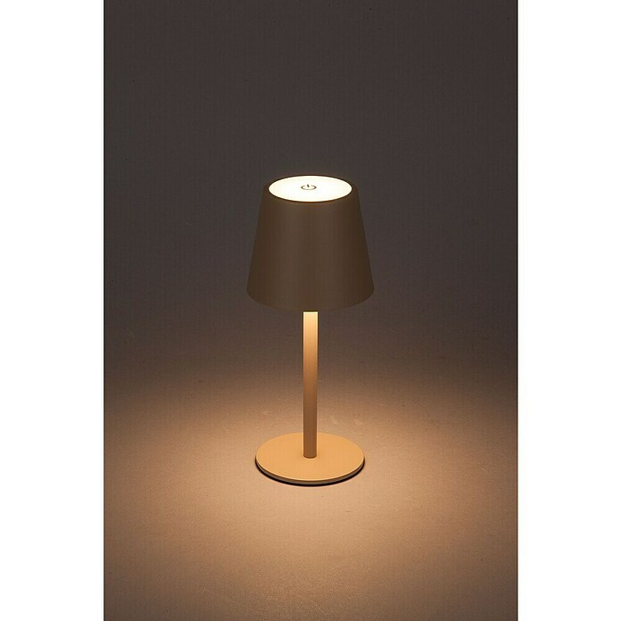 Starlux Paola Akku-Tischleuchte Paola Mini (3 Stk., 1,6 W, L x B x H: 8,6 x 8,6 x 27 cm, Warmweiß, Sand) | BAUHAUS