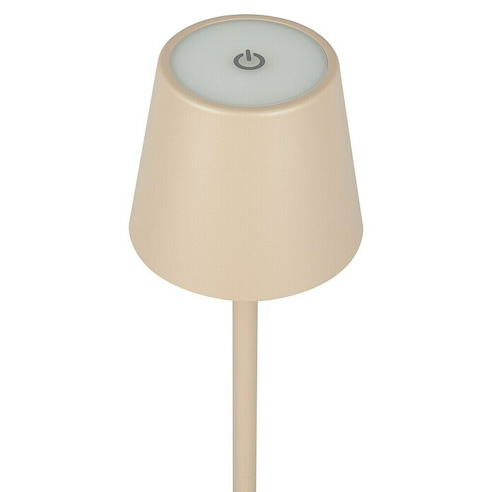 Starlux Paola Accu-tafellamp Paola Mini (3 st., 1,6 W, l x b x h: 8,6 x 8,6 x 27 cm, Zand, Warm wit) | BAUHAUS