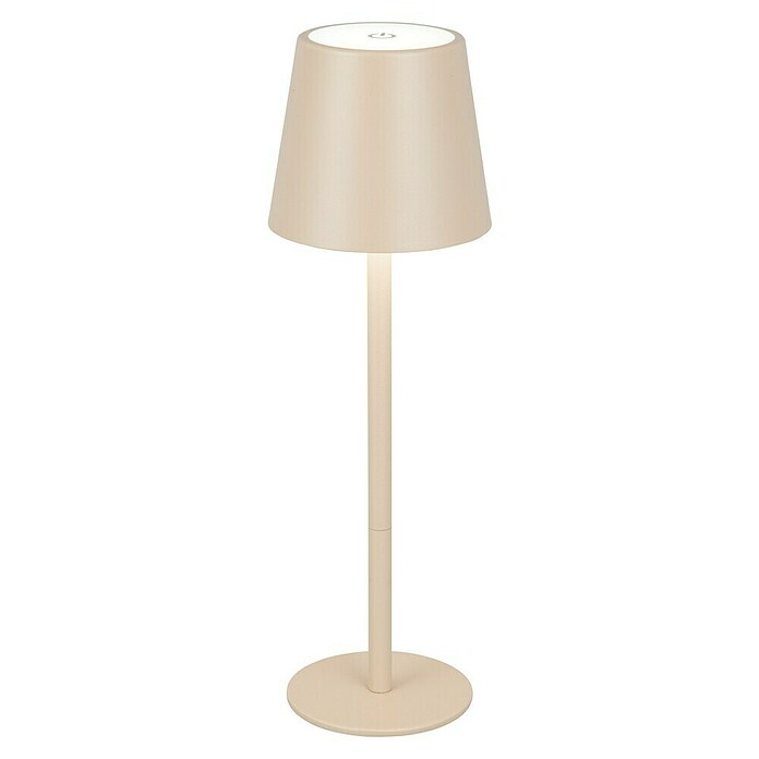 Starlux Paola Accu-tafellamp Paola Mini (3 st., 1,6 W, l x b x h: 8,6 x 8,6 x 27 cm, Zand, Warm wit) | BAUHAUS