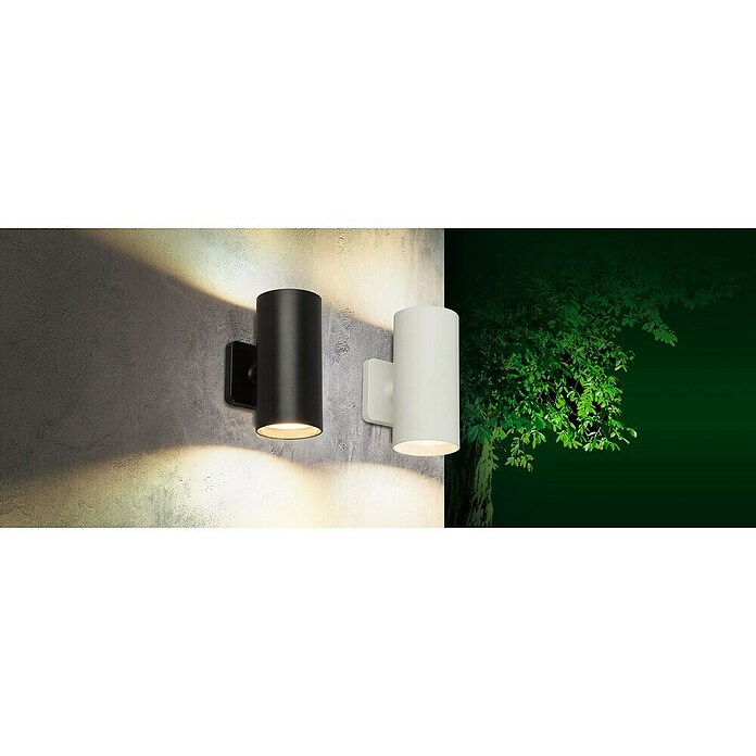 Starlux LED-Außenwandleuchte Avio (2,6 W, 7,1 x 5,3 x 11 cm, IP44, Matt Schwarz) | BAUHAUS