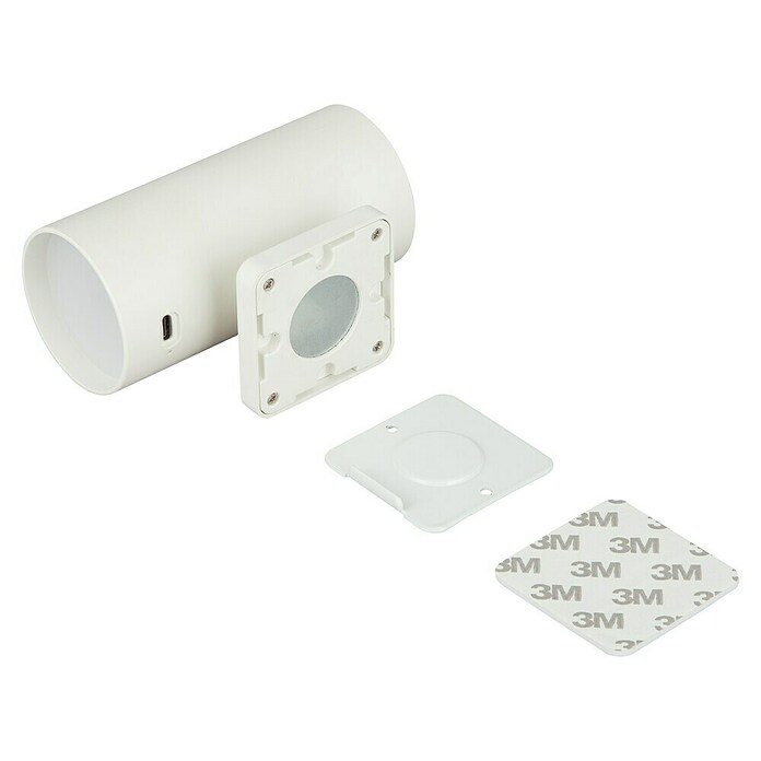 Starlux LED-Außenwandleuchte Avio (2,6 W, 7,1 x 5,3 x 11 cm, IP44, Matt Weiß) | BAUHAUS