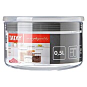 Tatay Bote de cocina 0,5L (L x An x Al: 12,5 x 12,5 x 8 cm, Transparente)