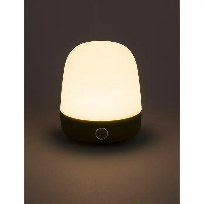 Starlux Akku-Tischleuchte Mini - L x B x H: 10 x 10 x 12 cm, Matcha Green, RGBW, 0,3 W, IP44 - Nachttischlampe mit sanftem, warmem Licht. Ideal für Schlafzimmer und Kinderzimmer, um eine gemütliche Atmosphäre zu schaffen.