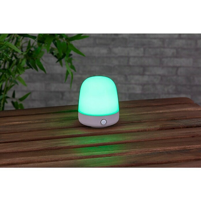 Starlux LED-Tischleuchte Mini (0,3 W, L x B x H: 10 x 10 x 12 cm, Off White, RGBW) | BAUHAUS