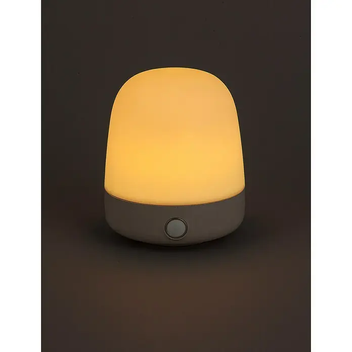 Starlux Akku-Tischleuchte Mini - L x B x H: 10 x 10 x 12 cm, Beige, RGBW, 0,3 W, IP44 - Diese Tischleuchte sorgt mit ihrem warmen Licht für eine angenehme Atmosphäre. Die Lampe ist einfach zu bedienen und ein echter Hingucker.
