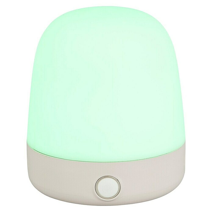 Starlux Akku-Tischleuchte Mini (L x B x H: 10 x 10 x 12 cm, Beige, RGBW, 0,3 W, IP44) | BAUHAUS