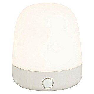 Starlux Akku-Tischleuchte Mini (L x B x H: 10 x 10 x 12 cm, Beige, RGBW, 0,3 W, IP44)