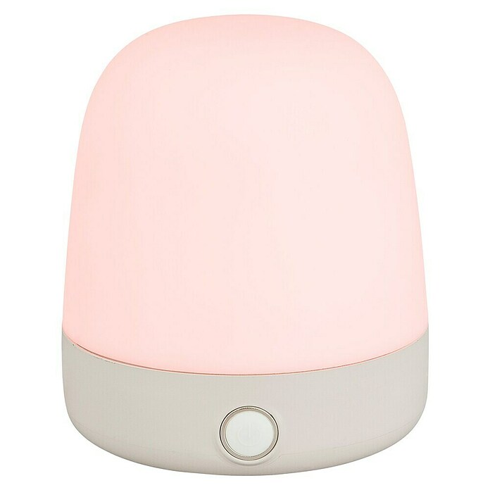 Starlux Akku-Tischleuchte Mini (L x B x H: 10 x 10 x 12 cm, Beige, RGBW, 0,3 W, IP44) | BAUHAUS