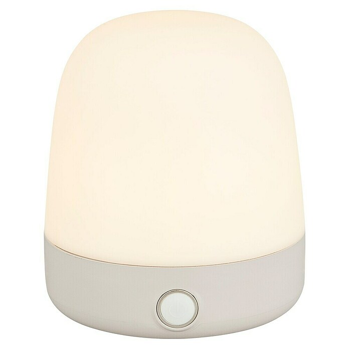 Starlux Akku-Tischleuchte Mini (L x B x H: 10 x 10 x 12 cm, Beige, RGBW, 0,3 W, IP44) | BAUHAUS