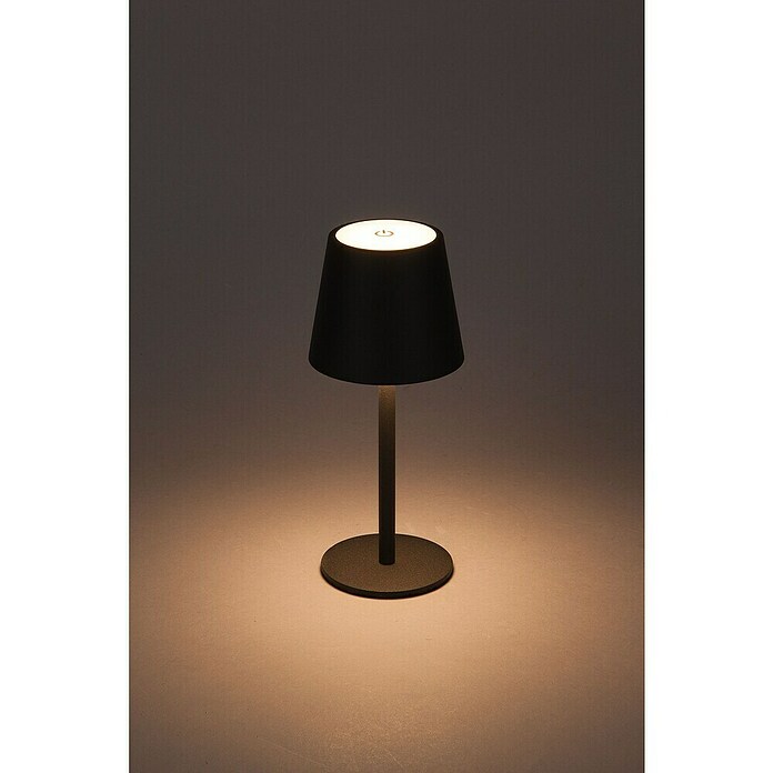 Starlux Paola Akku-Tischleuchte Paola Mini (3 Stk., 1,6 W, L x B x H: 8,6 x 8,6 x 27 cm, Warmweiß, Schwarz) | BAUHAUS
