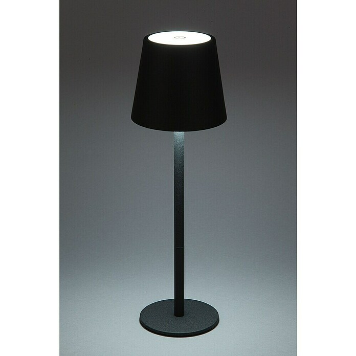 Starlux Paola Akku-Tischleuchte Paola Mini (3 Stk., 1,6 W, L x B x H: 8,6 x 8,6 x 27 cm, Warmweiß, Schwarz) | BAUHAUS