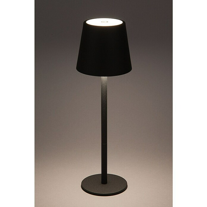 Starlux Paola Akku-Tischleuchte Paola Mini (3 Stk., 1,6 W, L x B x H: 8,6 x 8,6 x 27 cm, Warmweiß, Schwarz) | BAUHAUS