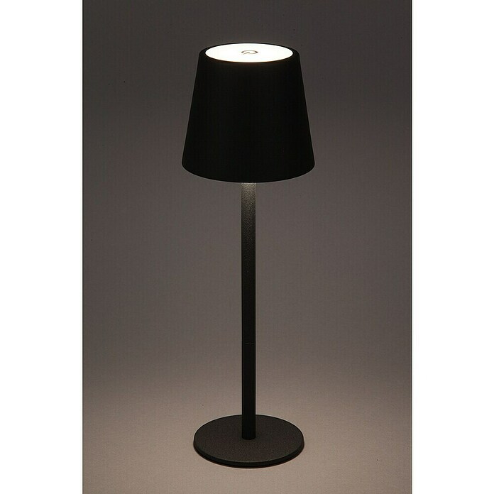 Starlux Paola Akku-Tischleuchte Paola Mini (3 Stk., 1,6 W, L x B x H: 8,6 x 8,6 x 27 cm, Warmweiß, Schwarz) | BAUHAUS