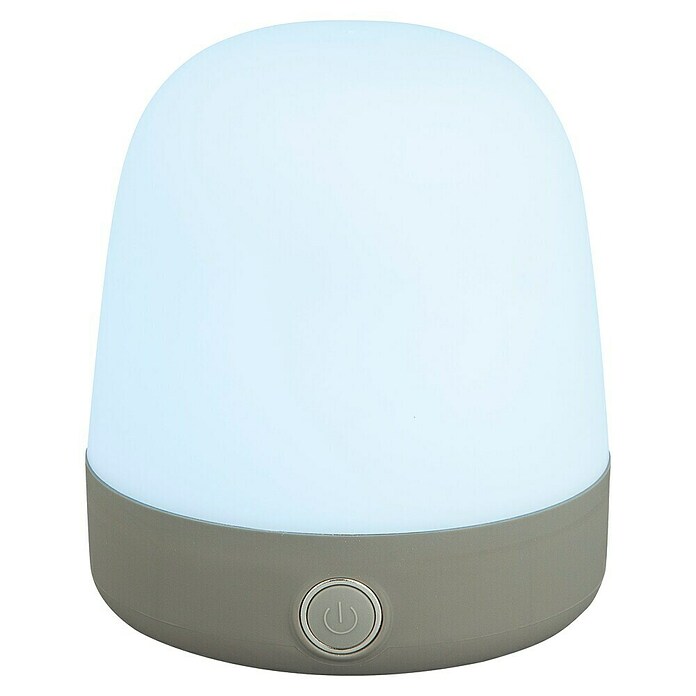 Starlux Akumulatorska namizna svetilka Serra  (Do x Š x V: 10 x 10 x 12 cm, Light Grey, RGBW, 0,3 W, IP44) | 3111 - Akkuleuchte dekorativ | CAJB - Outdoorleuchten Akku | CAJ - Outdoorleuchten | CA - Beleuchtung | C - Elektro | BAUHAUS