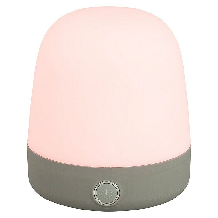Starlux Akumulatorska namizna svetilka Serra  (Do x Š x V: 10 x 10 x 12 cm, Light Grey, RGBW, 0,3 W, IP44) | 3111 - Akkuleuchte dekorativ | CAJB - Outdoorleuchten Akku | CAJ - Outdoorleuchten | CA - Beleuchtung | C - Elektro | BAUHAUS