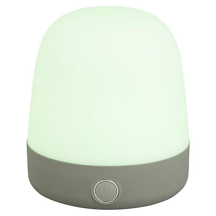 Starlux Akumulatorska namizna svetilka Serra  (Do x Š x V: 10 x 10 x 12 cm, Light Grey, RGBW, 0,3 W, IP44) | 3111 - Akkuleuchte dekorativ | CAJB - Outdoorleuchten Akku | CAJ - Outdoorleuchten | CA - Beleuchtung | C - Elektro | BAUHAUS
