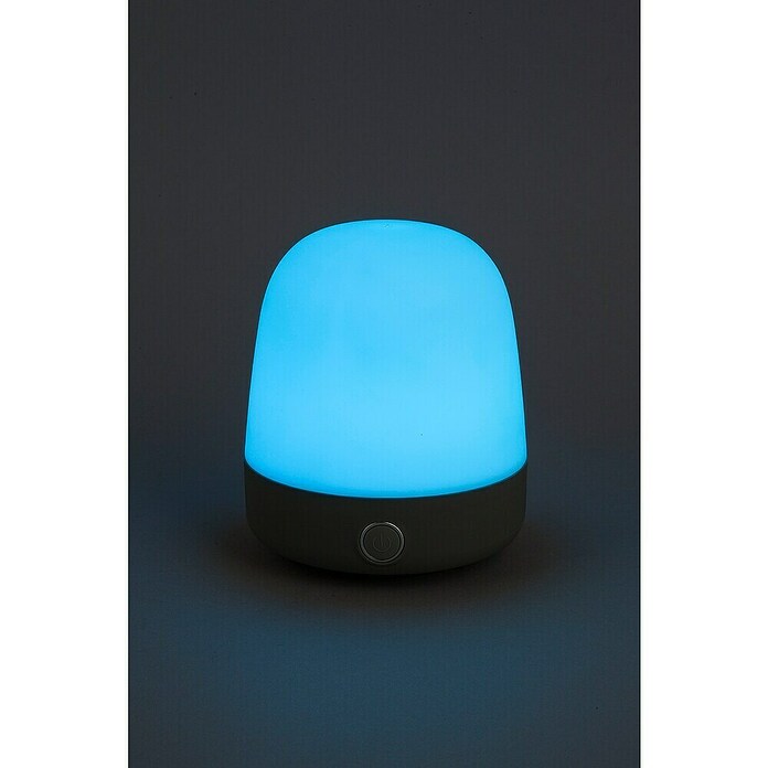 Starlux LED-Tischleuchte Serra (0,3 W, L x B x H: 10 x 10 x 12 cm, Light Grey, RGBW) | BAUHAUS