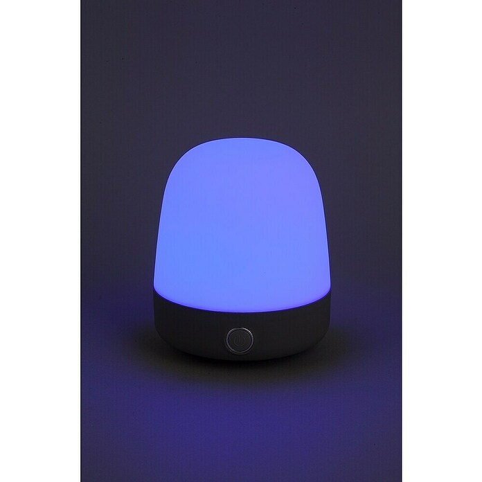 Starlux LED-Tischleuchte Serra (0,3 W, L x B x H: 10 x 10 x 12 cm, Light Grey, RGBW) | BAUHAUS