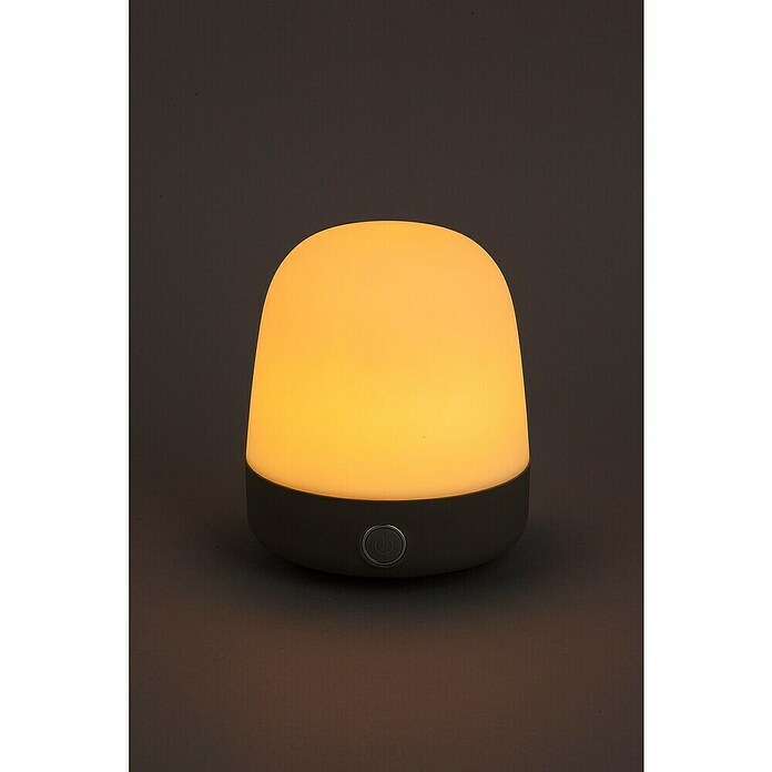 Starlux LED-Tischleuchte Serra (0,3 W, L x B x H: 10 x 10 x 12 cm, Light Grey, RGBW) | BAUHAUS
