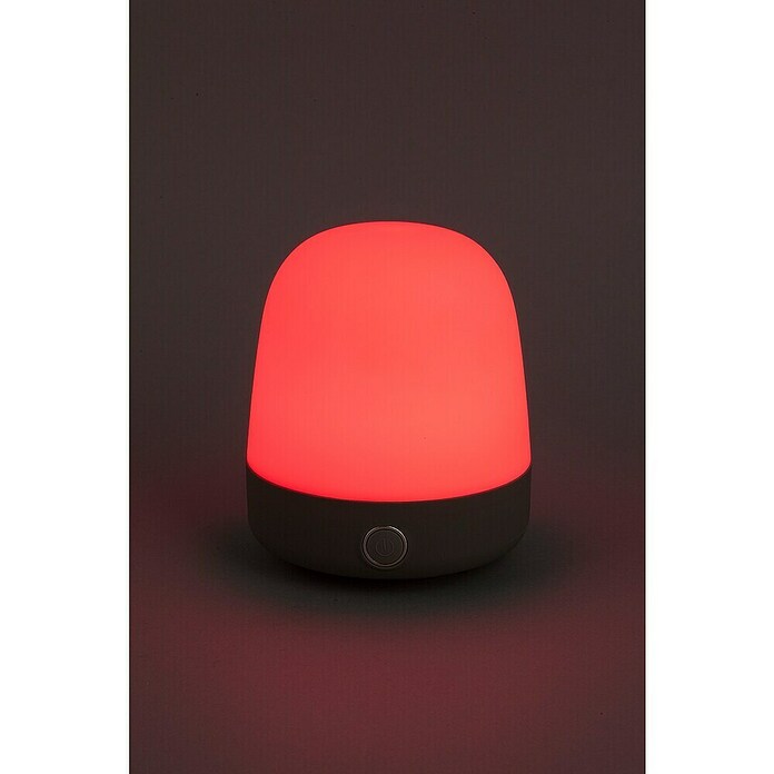 Starlux LED-Tischleuchte Serra (0,3 W, L x B x H: 10 x 10 x 12 cm, Light Grey, RGBW) | BAUHAUS