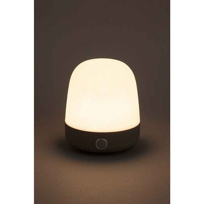 Starlux LED-Tischleuchte Serra (0,3 W, L x B x H: 10 x 10 x 12 cm, Light Grey, RGBW) | BAUHAUS