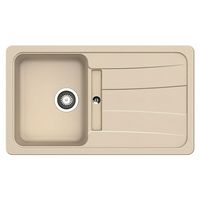 Admiral Einbauspüle Mannheim 2.0 (B x L: 86 x 50 cm, Beige) | BAUHAUS
