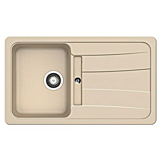 Admiral Einbauspüle Mannheim 2.0 (B x L: 86 x 50 cm, Beige)