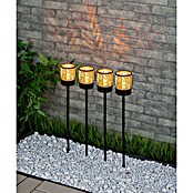 BAUHAUS Solarna svjetiljka sa šiljkom za zemlju Amber  (0,06 W, D x Š x V: 6,2 x 6,2 x 45 cm, Boja šampanjca, IP44, 0,5 lm) | BAUHAUS