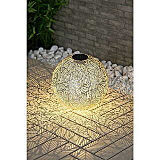 BAUHAUS Solarleuchte Blätter (Lichtfarbe: Warmweiß, LED, Höhe: 30 cm)