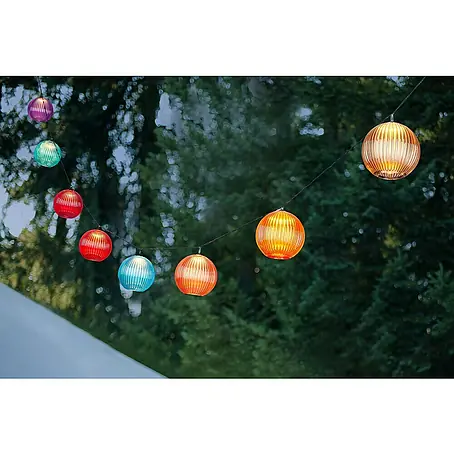 BAUHAUS  LED-Solar-Lichterkette Balls