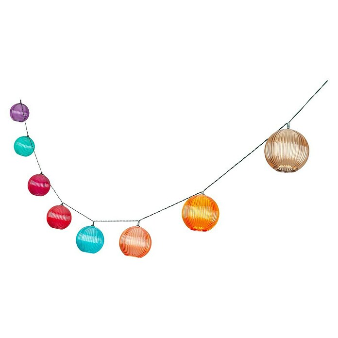 BAUHAUS Solar-Dekoleuchte Balls (Außen, 510 cm, Warmweiß) | BAUHAUS