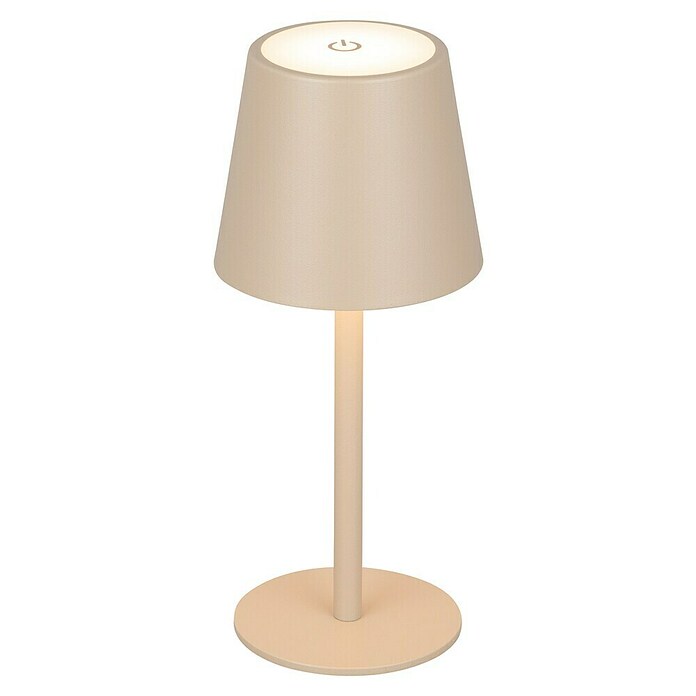 Starlux Paola Accu-tafellamp Paola Mini (3 st., 1,6 W, l x b x h: 8,6 x 8,6 x 27 cm, Zand, Warm wit) | BAUHAUS