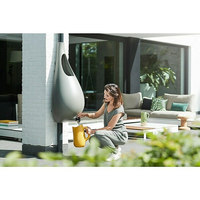 Elho Pure Regenwatertank Raindrop (Inhoudsvermogen: 70 l) | BAUHAUS