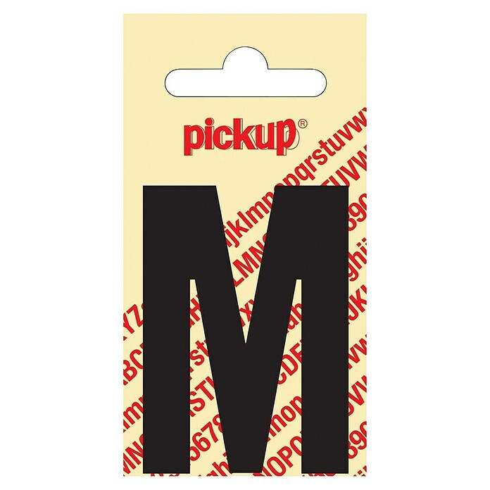 Pickup Aufkleber (Motiv: M, Schwarz, Höhe: 60 mm)