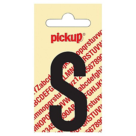 Pickup Aufkleber (Motiv: S, Schwarz, Höhe: 60 mm)