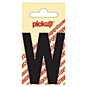 Pickup Etiqueta adhesiva (Motivo: W, Negro, Altura: 60 mm)