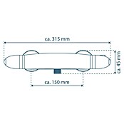 Camargue Calios Brausethermostat (Chrom, Glänzend)