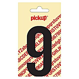 Pickup Sticker (Motief: 9, Zwart, Hoogte: 90 mm)
