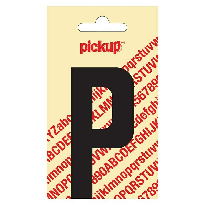 Pickup Aufkleber (Motiv: P, Schwarz, Höhe: 90 mm)