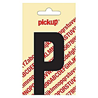 Pickup Naljepnica (Motiv: P, Crne boje, Visina: 90 mm)