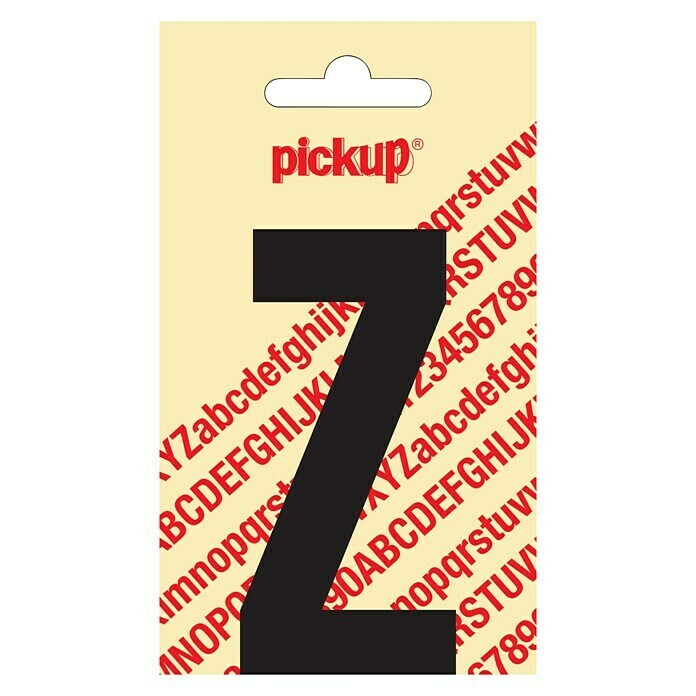 Pickup Sticker (Motief: Z, Zwart, Hoogte: 90 mm)
